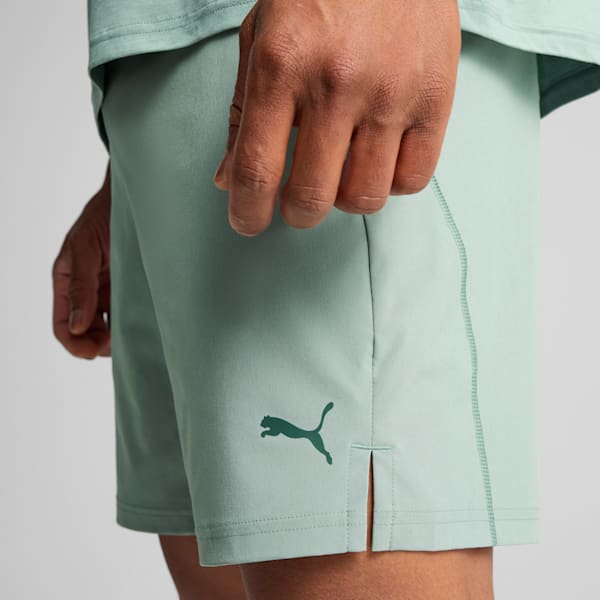 TRAINING TECH Men's 7" Stretch Woven Shorts, Green Moon, extralarge
